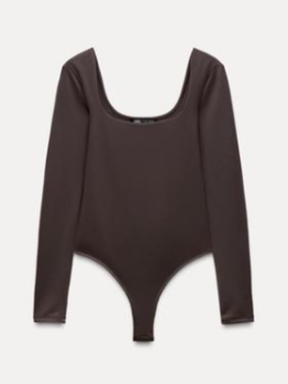 SQUARE NECK POLYAMIDE BODYSUIT